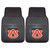 Set of 2 Black and Red NCAA Auburn University Tigers Car Mats 17" x 27" - IMAGE 1