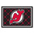 5' x 8' Red NHL New Jersey Devils Foot Plush Non-Skid Area Rug - IMAGE 1