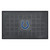 19.5" x 31.25" Black and Blue NFL Indianapolis Colts Horseshoe 3-D Team Medallion Doormat - IMAGE 1