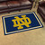 3.6' x 5.9' Blue and Gold NCAA Notre Dame Fighting Irish Rectangular Plush Area Rug - IMAGE 2