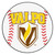 NCAA Valparaiso University Crusaders Baseball Shaped Mat Round Area Rug - IMAGE 1