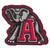 30" x 34.5" Red and Gray NCAA University of Alabama Crimson Tide Mascot Logo Shaped Door Mat - IMAGE 1