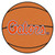 27" Brown and Orange NCAA University of Florida Gators Basketball Shaped Door Mat - IMAGE 1