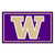 3.6' x 5.9' Purple NCAA University of Washington Huskies Plush Area Rug - IMAGE 1