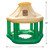 7.5' Cream and Green Tropical Inflatable Swimming Pool Floating Tiki Bar - IMAGE 5