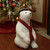 2' Commercial Sitting Plush White Polar Bear Christmas Decoration - IMAGE 2