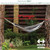 Striped Cotton Two Person Double Brazilian Hammock - 73" x 58.5" - Black and Brown - IMAGE 4