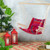 Striped Outdoor Hammock Chair with Pillow - 37" x 35.25" - Pink and Red - IMAGE 2