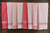 Set of 8 Red and White Striped Rectangular Dish Towels 28" - IMAGE 4