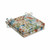 Set of 2 Vibrantly Colored Tropical Pattern Square Corners Seat Cushions 20" - IMAGE 1