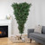 Pre-Lit Green Spruce Artificial Upside Down Christmas Tree - 7.5' - Clear Lights - IMAGE 1