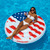 Red and Blue Stars, Stripes, Peace Sign Swimming Pool Float, 60-Inch - IMAGE 4