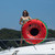 Inflatable Single Rider Watermelon Tube - 48" - Red and Green - IMAGE 6