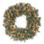 Pre-Lit Glittery Bristle Pine Artificial Christmas Wreath, 24-Inch, Clear Lights - IMAGE 1