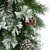 22" Snowy Flocked Angel Pine with Pine Cones Christmas Teardrop Swag - Unlit - IMAGE 3