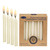 Rite Lite 45ct Hand Rolled Natural Honeycomb Beeswax Hanukkah Candles 4.25" - Ivory