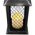 Flameless LED Brushed Mesh Candle Lantern - 11" - Black