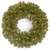 Pre-lit North Valley Spruce Artificial Christmas Wreath, 24-Inch, LED Lights - IMAGE 1