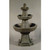 Three-Tier Napoli Outdoor Garden Water Fountain - 54" - Burnt Umber Finish - IMAGE 1