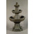 54" Three Tier Outdoor Patio Garden Water Fountain - Antique Finish - IMAGE 1