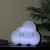12" Battery Operated LED Lighted Cloud Shaped White Board - IMAGE 4