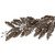 48" Brown and Silver Glittered Weeping Pine Artificial Christmas Spray - IMAGE 2
