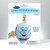 24" Blue and Red Large Smiling Face Inflatable Hanukkah Dreidel - IMAGE 2