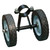 7.25" Black Hammock Stand Wheel Kit Assembly - IMAGE 1