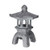 16.5" Gray Asian Inspired Outdoor Distressed Garden Pagoda Statue - IMAGE 1