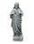 25” Old Stone Finish Sacred Heart of Jesus Outdoor Patio Statue - IMAGE 1