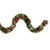 Tinsel Wide Cut Artificial Christmas Garland - 12' x 3" - Red and Green - Unlit - IMAGE 5