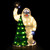LED Lighted Bumble Topping the Christmas Tree Outdoor Yard Decoration - 32" - IMAGE 3