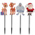 Lighted Rudolph and Friends Christmas Outdoor Pathway Markers - 22" - Set of 4 - IMAGE 2