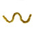 Traditional Christmas Tinsel Garland - 12' x 2.5" - Deep Gold - Unlit - IMAGE 1