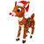 Lighted Rudolph with C9 String Lights Outdoor Christmas Decoration - 24" - IMAGE 6