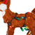 Lighted Rudolph with C9 String Lights Outdoor Christmas Decoration - 24"