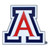 Set of 2 Blue and Red NCAA University of Arizona Wildcats Emblem Stick-on Car Decals 3" x 3" - IMAGE 1