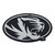 Set of 2 Black NCAA University of Missouri Tigers Emblem Automotive Stick-On Car Decals 1.5" x 3" - IMAGE 1