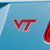 Set of 2 Wine Red NCAA Virginia Tech Hokies Emblem Stick-on Car Decals 1.5" x 3" - IMAGE 2