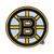 Set of 2 Black NHL Boston Bruins Emblem Stick-on Car Decals 3" x 3" - IMAGE 1