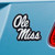 Set of 2 Black University of Mississippi "Ole Miss" Rebels Emblem Automotive Stick-On Car Decal 3" x 3.2" - IMAGE 2