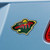 Set of 2 Black and Red NHL Minnesota Wild Emblem Stick-on Car Decals 3" x 3" - IMAGE 2