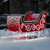 13' Pre-Lit 3D Reindeer and Sleigh Christmas Outdoor Decor - IMAGE 3