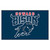 5' x 8' Blue and White NCAA Howard University Bison Rectangular Area Rug - IMAGE 1