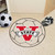 NCAA Valdosta State University  Blazers Soccer Ball Mat Round Area Rug - IMAGE 2