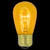 Incandescent S14 Transparent Edison Style Christmas Replacement Bulbs - Yellow - Pack of 25 - IMAGE 1