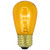 Incandescent S14 Transparent Edison Style Christmas Replacement Bulbs - Yellow - Pack of 25 - IMAGE 2