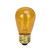 Pack of 25 Incandescent S14 Amber Christmas Replacement Bulbs - IMAGE 4