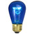 Set of 25 Incandescent S14 Blue Christmas Replacement Bulbs - IMAGE 4