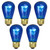 Set of 25 Incandescent S14 Blue Christmas Replacement Bulbs - IMAGE 5